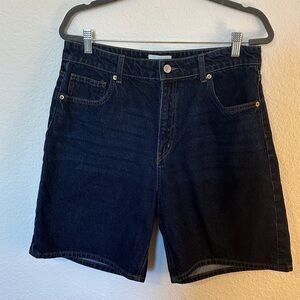 H&M Women’s Dark Indigo Denim Shorts
